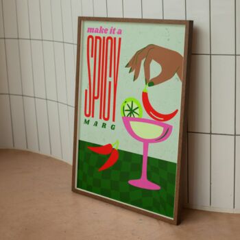 Spicy Marg Print For Margarita Cocktail Lovers, 3 of 3