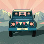 Classic Land Rover Engagement Card, thumbnail 3 of 3