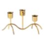 Three Arms Metal Candlestick Stand Taper Candle Holder, thumbnail 5 of 5