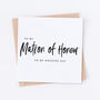 Man Of Honour Wedding Bridal Card, thumbnail 4 of 6
