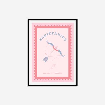 Children's Sagittarius Zodiac Print, 3 of 8