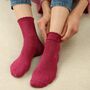 Women's Glitter Socks Berry Pink, thumbnail 1 of 4