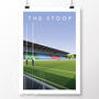 The Stoop West Stand Harlequins Rugby Poster, thumbnail 2 of 6
