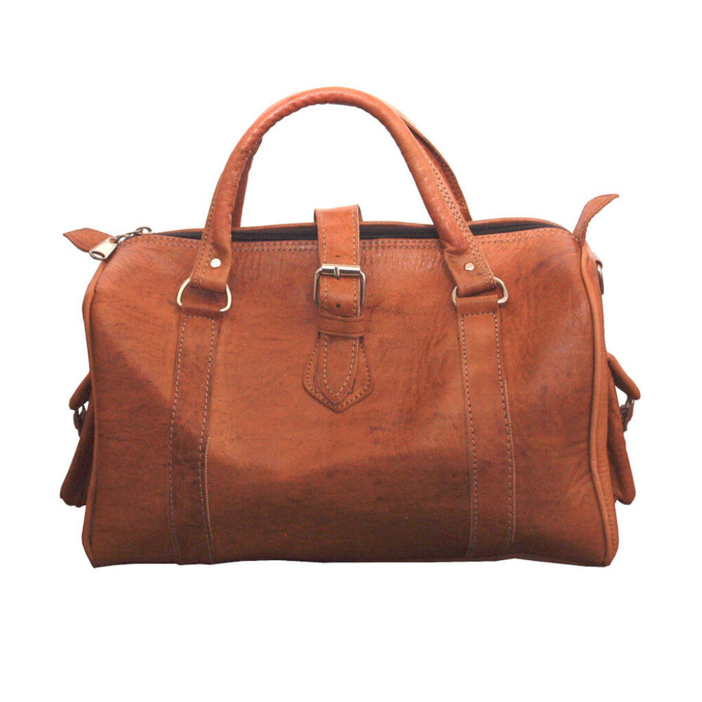 Mini Leather Bowling Bag By all things Brighton beautiful