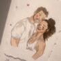 A5 Personalised Valentines Day Illustrated Card, thumbnail 6 of 12