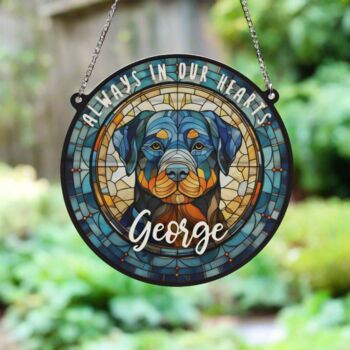 Rottweiler Memorial Suncatcher, 3 of 6