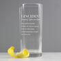 Personalised Gincident Hi Ball Glass, thumbnail 3 of 6