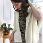 Luxury Cashmere Womens Large Blanket Scarf Gift Box, thumbnail 6 of 10