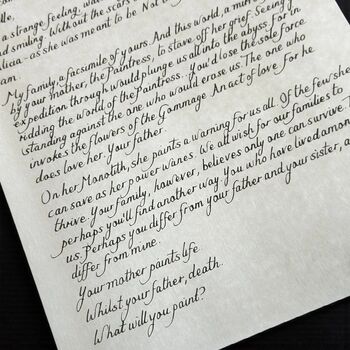 Alicia’s Handwritten Letter To Verso Clair Obscur, 6 of 6