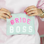 'Bride Boss' Wedding Make Up Bag, thumbnail 2 of 7
