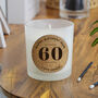 Birthday Gifts Personalised Candle Cork Label, thumbnail 2 of 4