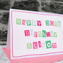 Personalised Girls 30th Birthday Card, thumbnail 2 of 3