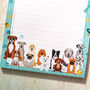 Cute Dog Breeds A5 Notepad, thumbnail 7 of 8