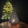 Golden Cone Tree Tea Light Holder, thumbnail 4 of 4