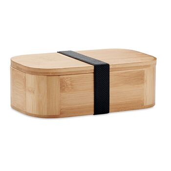 Natural Bamboo Divider Lunch Box, 2 of 5