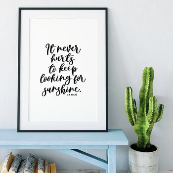 Calligraphy Inspirational Quote Print Set Of Three, 6 of 7