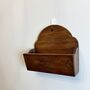 Vintage Wooden Folk Art Wall Pocket / Letter Holder, thumbnail 10 of 10