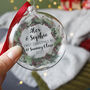 New Home Wreath Christmas Bauble Decoration, thumbnail 4 of 5