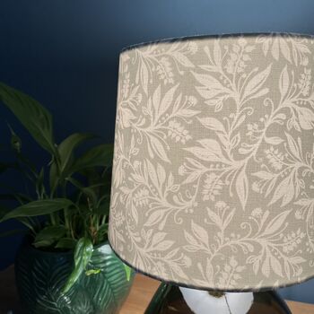 Oxford Green Botanical Leaves Empire Lampshades, 4 of 9