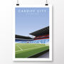 Cardiff City Stadium Poster, thumbnail 4 of 8