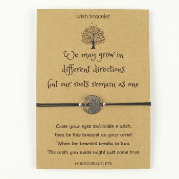 Tree Of Life Motivational Wish Bracelet, 3 of 5