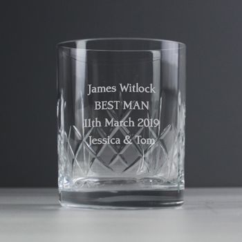 Personalised Crystal Whisky Tumbler, 3 of 3