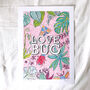 'Love Bug' Typography Illustration Print, thumbnail 3 of 3