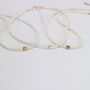 White Pearl And Star Necklace In Sterling Silver Or Gold Vermeil, thumbnail 7 of 10