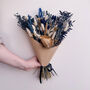 Navy Blue And Grey Dried Flower Arrangement, thumbnail 6 of 6