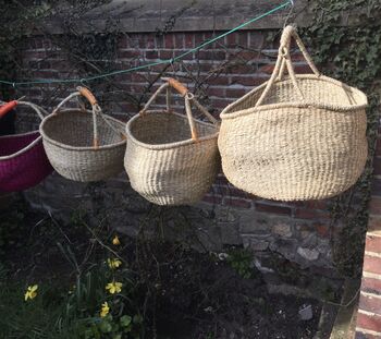 Collapsible Seagrass Basket | Storage Basket | Planter, 2 of 6