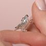 Personalised Racing Pigeon Sterling Silver Necklace, thumbnail 2 of 9