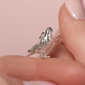 Personalised Racing Pigeon Sterling Silver Necklace, 2 of 9
