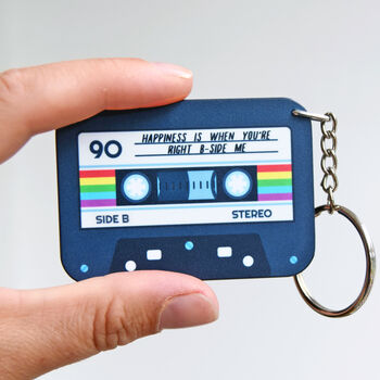 Personalised Cassette Tape Keyring, 11 of 11