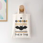 Personalised Cotton Halloween Trick Or Treat Bag, thumbnail 1 of 12