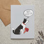 Border Collie Mother's Day Card Dog Mum Card From The Dog, thumbnail 1 of 12