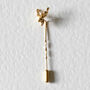 Stag Tie Pin/Twist – Silver/Gold Vermeil Plated, thumbnail 3 of 4