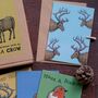Christmas Card Pack Mixed Robin And Reindeer Designs, thumbnail 2 of 8