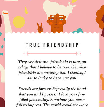 True Friendship Personalised Print, 2 of 8