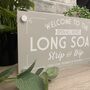 Welcome To Our Eatooterie Outdoor Garden Sign, thumbnail 10 of 12