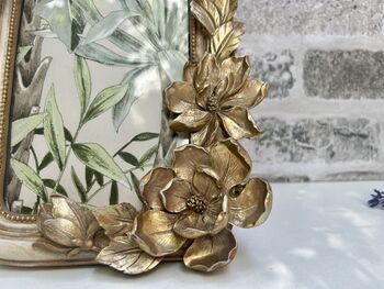 Cream And Gold Butterfly Photo Frame – 6x4 Inch Portrait, 7 of 10