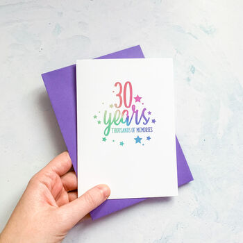 Personalised Memories Anniversary/Birthday Card, 2 of 6