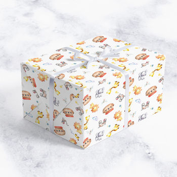 Noah's Ark Wrapping Paper Gift Wrap Na2, 2 of 3