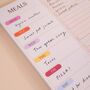 A5 Meal Planner And Shopping List | Colour Theory, thumbnail 2 of 7