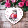Personalised British Shorthair Cat Love Decoration, thumbnail 2 of 2