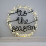 Tis The Season Holly Fairy Light Wreath, thumbnail 12 of 12