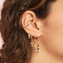 Rebecca Gold Rainbow Ear Cuff, thumbnail 2 of 2