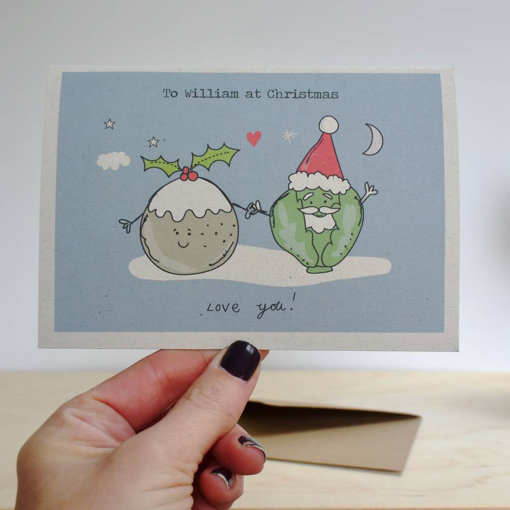 Personalised Couple Funny Christmas Card By Paper and Inc |  