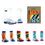 Squelch Transparent Wellies And Three Sock Set Diggers, thumbnail 2 of 7