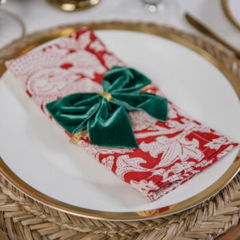 Winterberry Napkins Set Of Two, 4 of 8