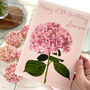 Personalised Hydrangea Age Birthday Card, thumbnail 6 of 8